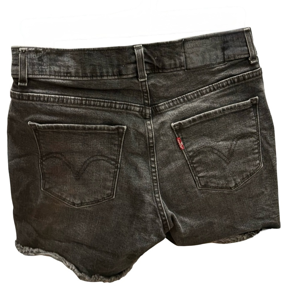 Levi's Black Jean Shorts for Women - Picture 5 of 10